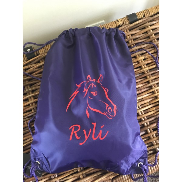 Personalised Gym Bag - Horse Design